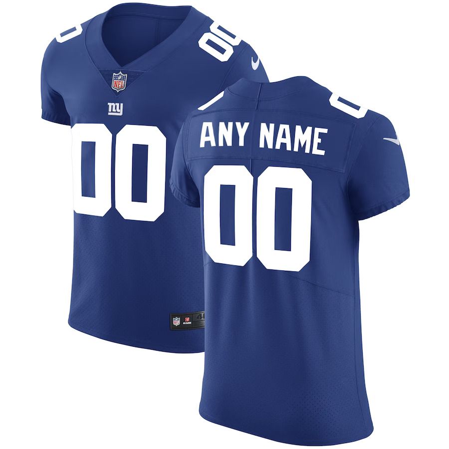 Men New York Giants Nike Royal Vapor Untouchable Custom Elite NFL Jersey